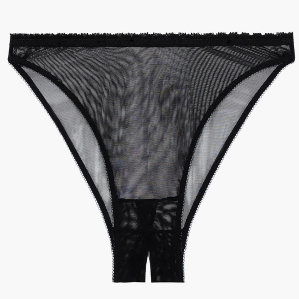 Savage X Fenty Mesh Crotchless High Leg Bikini